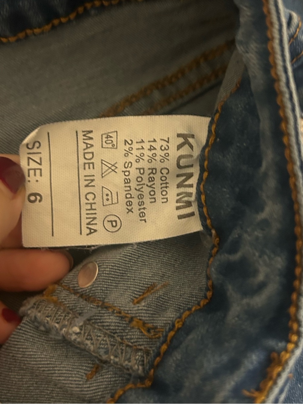Classic Women’s Blue Denim Jeans - Picture 4 of 4